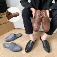 合利鯊包頭半拖鞋男士懶人一腳蹬男涼鞋夏季休閑時尚外穿平底拖鞋